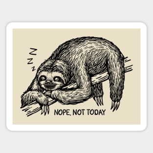 Sleeping Sloth Magnet